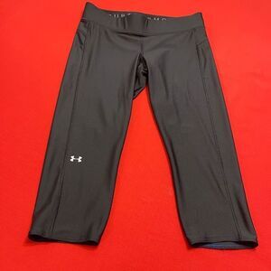 Under Armour Compression Heat Gear Black Leggings Size XL